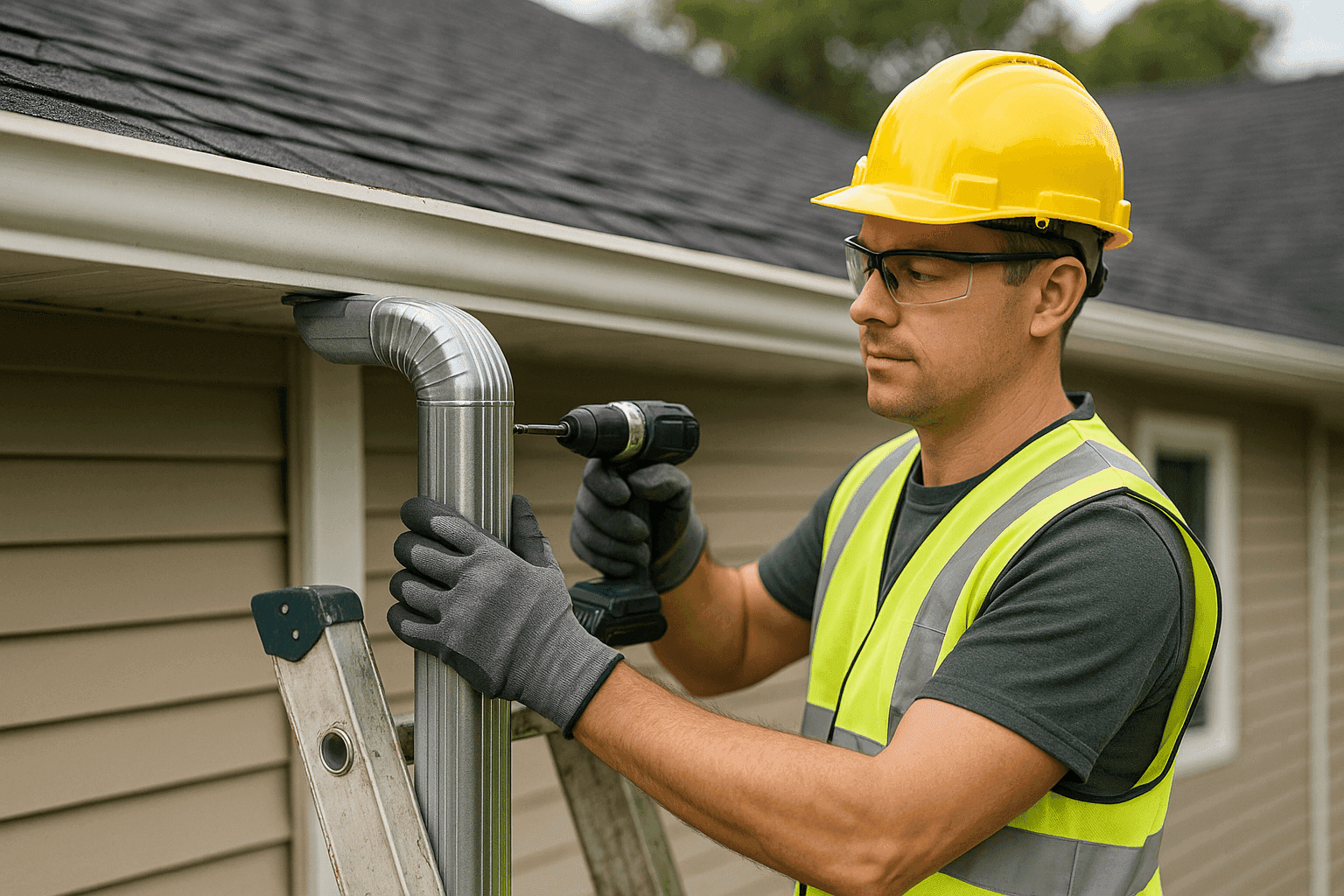 Downspout Installation and Repair: Keep Your Roof Drainage Flowing